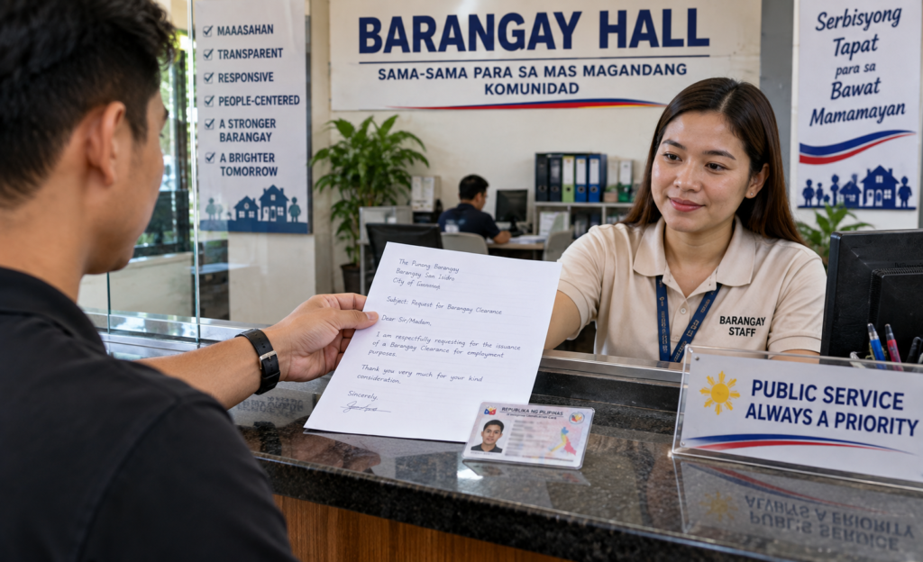 Barangay Hall Clearance Request