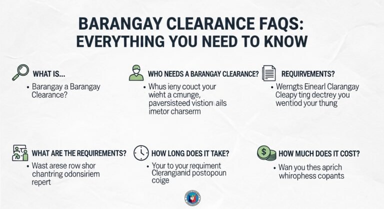 Barangay Clearance FAQs Everything You Need to Know