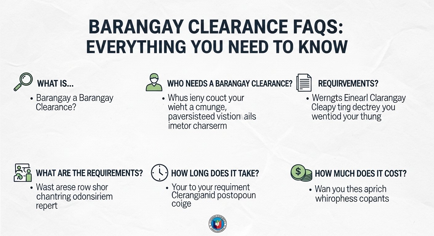 Barangay Clearance FAQs Everything You Need to Know