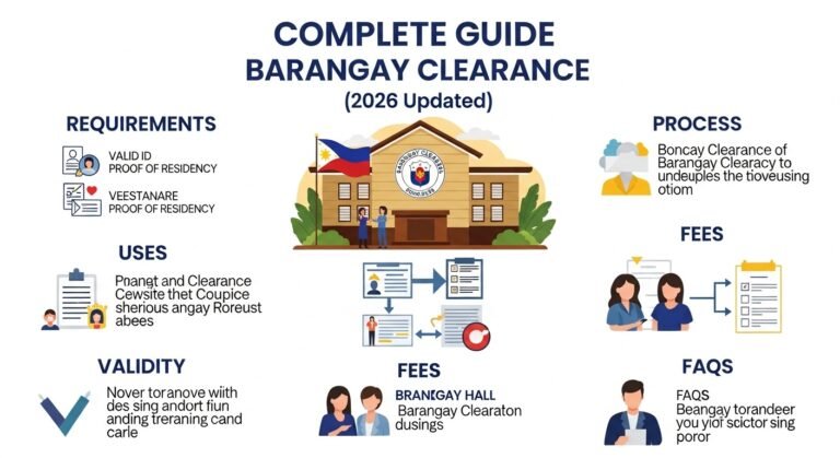 Barangay Clearance in the Philippines: Complete Guide, Requirements, Process, Uses, Fees, Validity, and FAQs (2026 Updated)