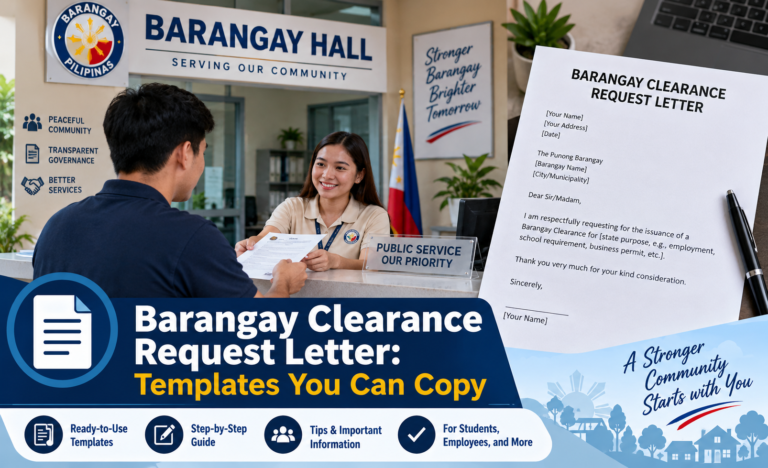 Barangay Clearance Request Guide